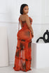 Call Me Maybe Mesh Ruffle Maxi Dress